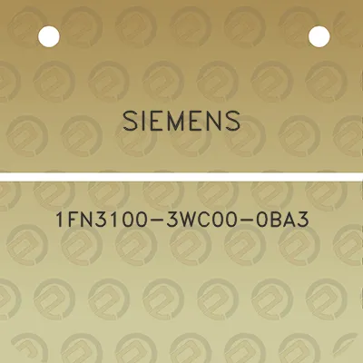 siemens-1fn3100-3wc00-0ba3