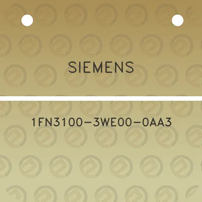 siemens-1fn3100-3we00-0aa3