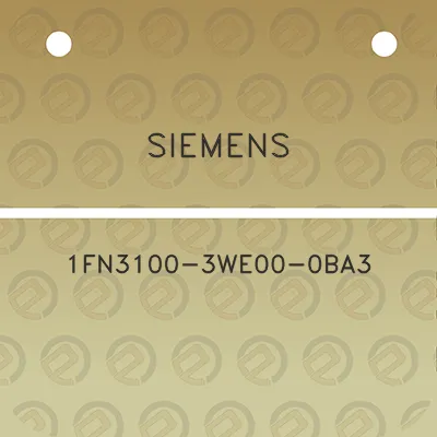 siemens-1fn3100-3we00-0ba3