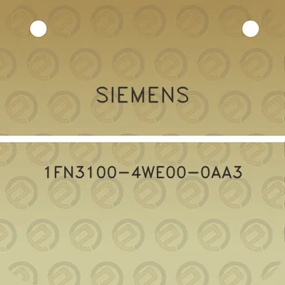 siemens-1fn3100-4we00-0aa3