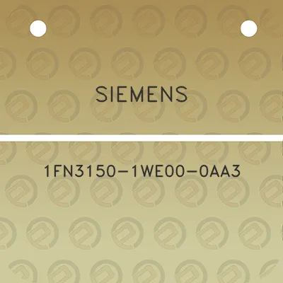 siemens-1fn3150-1we00-0aa3