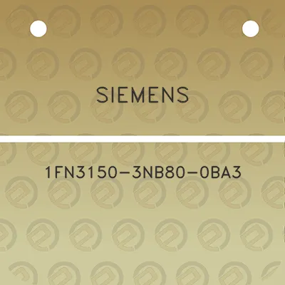 siemens-1fn3150-3nb80-0ba3