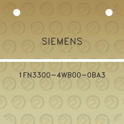 siemens-1fn3300-4wb00-0ba3