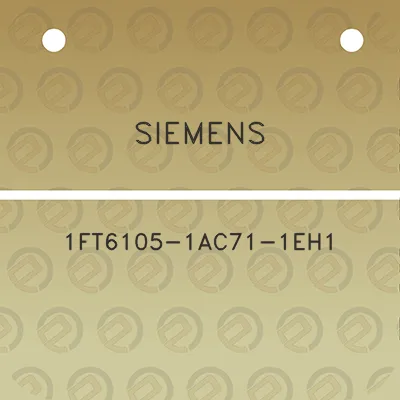 siemens-1ft6105-1ac71-1eh1