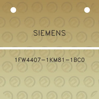 siemens-1fw4407-1km81-1bc0