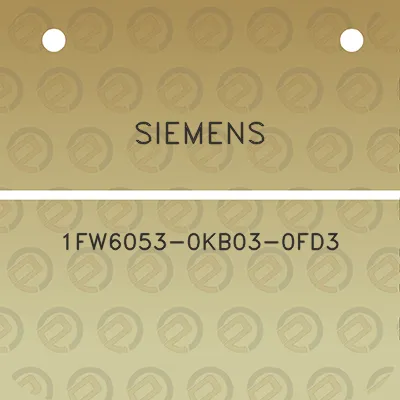 siemens-1fw6053-0kb03-0fd3