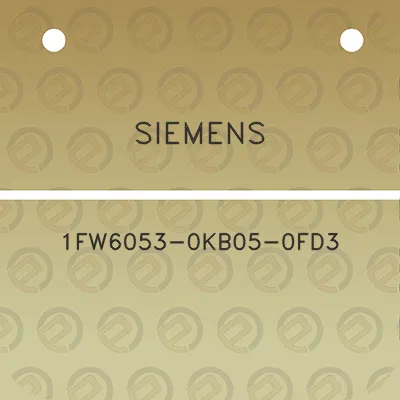 siemens-1fw6053-0kb05-0fd3