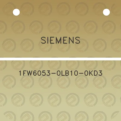 siemens-1fw6053-0lb10-0kd3