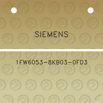 siemens-1fw6053-8kb03-0fd3