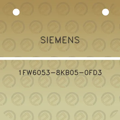 siemens-1fw6053-8kb05-0fd3