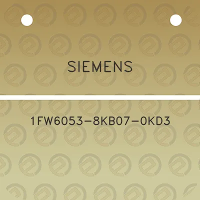 siemens-1fw6053-8kb07-0kd3