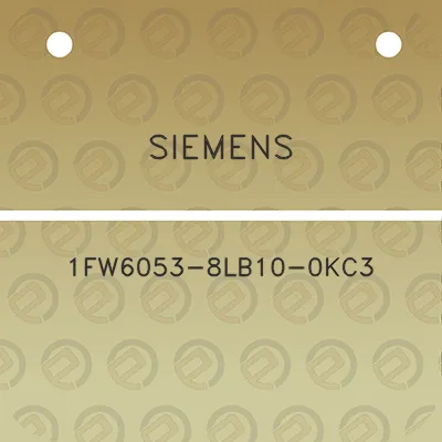 siemens-1fw6053-8lb10-0kc3