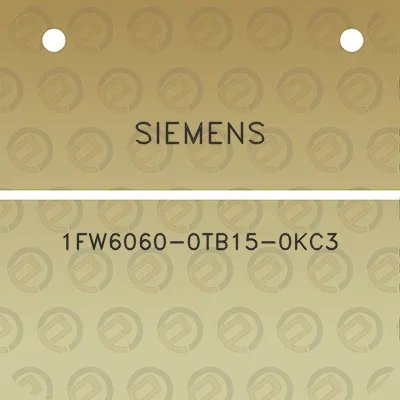 siemens-1fw6060-0tb15-0kc3