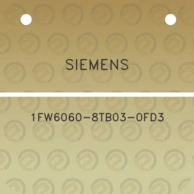 siemens-1fw6060-8tb03-0fd3