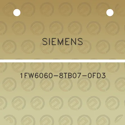 siemens-1fw6060-8tb07-0fd3