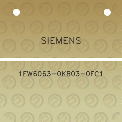 siemens-1fw6063-0kb03-0fc1