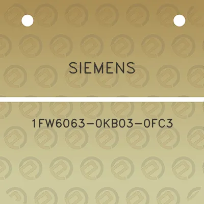 siemens-1fw6063-0kb03-0fc3