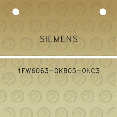 siemens-1fw6063-0kb05-0kc3