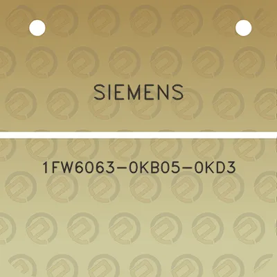 siemens-1fw6063-0kb05-0kd3