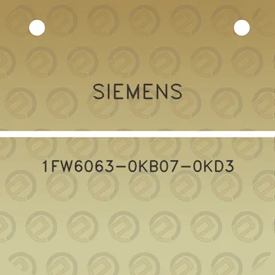 siemens-1fw6063-0kb07-0kd3