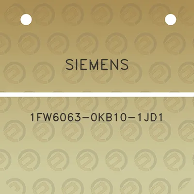 siemens-1fw6063-0kb10-1jd1