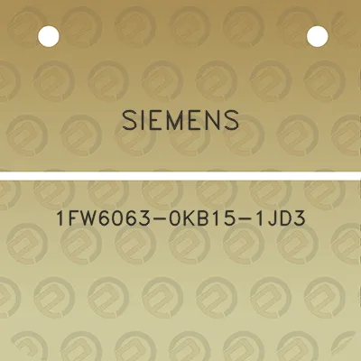 siemens-1fw6063-0kb15-1jd3