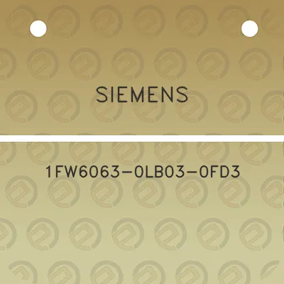 siemens-1fw6063-0lb03-0fd3