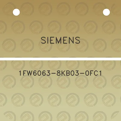 siemens-1fw6063-8kb03-0fc1