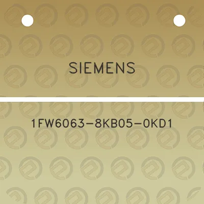 siemens-1fw6063-8kb05-0kd1