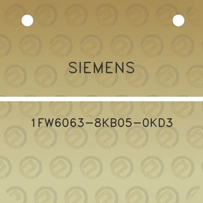 siemens-1fw6063-8kb05-0kd3