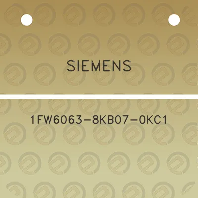 siemens-1fw6063-8kb07-0kc1