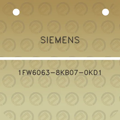 siemens-1fw6063-8kb07-0kd1