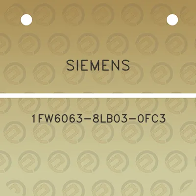 siemens-1fw6063-8lb03-0fc3