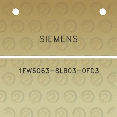 siemens-1fw6063-8lb03-0fd3