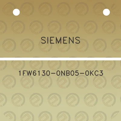 siemens-1fw6130-0nb05-0kc3