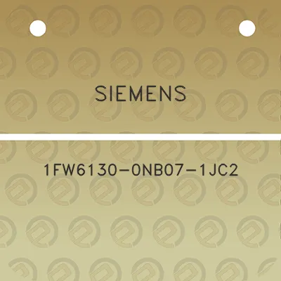 siemens-1fw6130-0nb07-1jc2