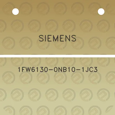 siemens-1fw6130-0nb10-1jc3