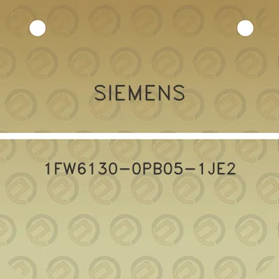 siemens-1fw6130-0pb05-1je2