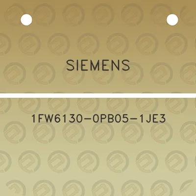 siemens-1fw6130-0pb05-1je3