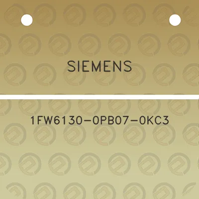 siemens-1fw6130-0pb07-0kc3