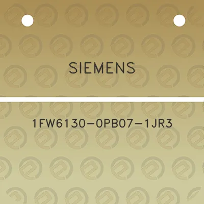 siemens-1fw6130-0pb07-1jr3