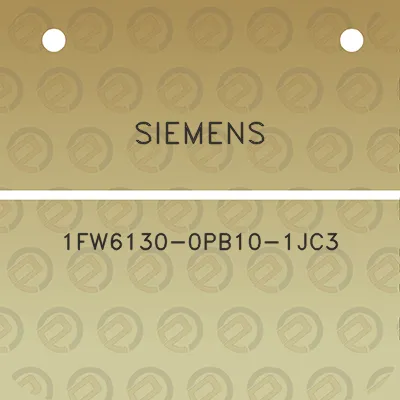 siemens-1fw6130-0pb10-1jc3