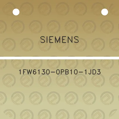 siemens-1fw6130-0pb10-1jd3