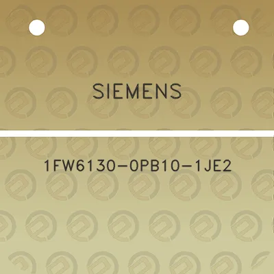 siemens-1fw6130-0pb10-1je2