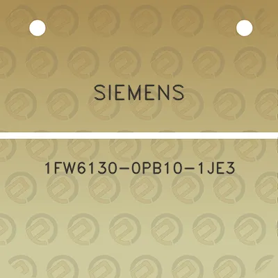 siemens-1fw6130-0pb10-1je3