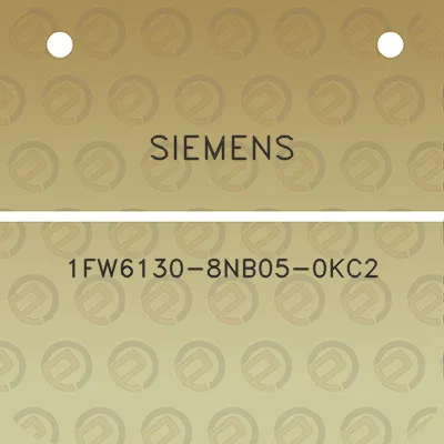 siemens-1fw6130-8nb05-0kc2