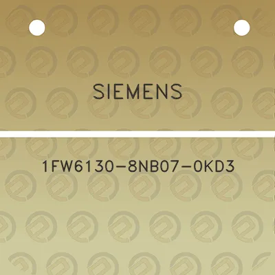 siemens-1fw6130-8nb07-0kd3