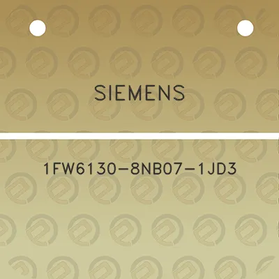 siemens-1fw6130-8nb07-1jd3