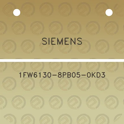 siemens-1fw6130-8pb05-0kd3