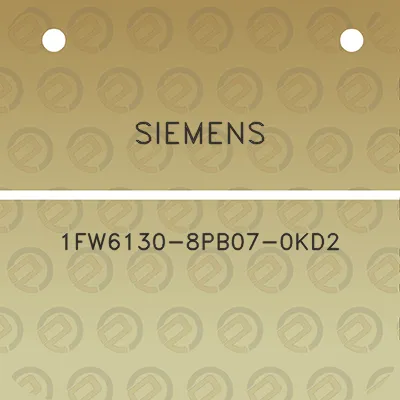 siemens-1fw6130-8pb07-0kd2